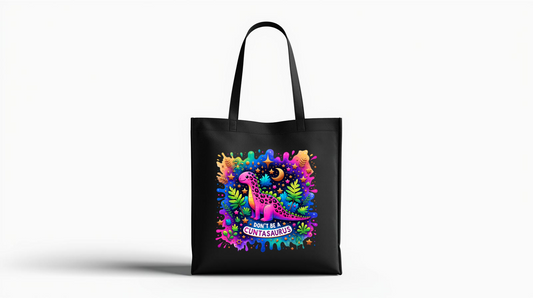 Cuntasaurus-Black-Tote bag